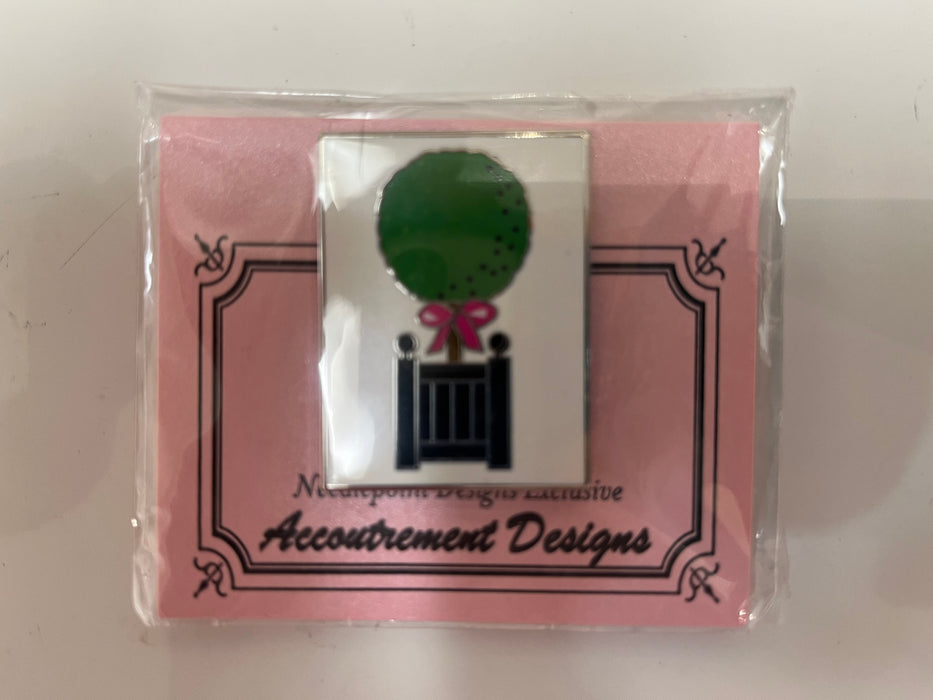 Pink Topiary Needle Minder