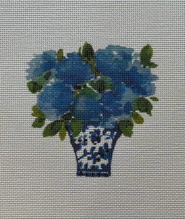 Chinoisierie Blue flowers