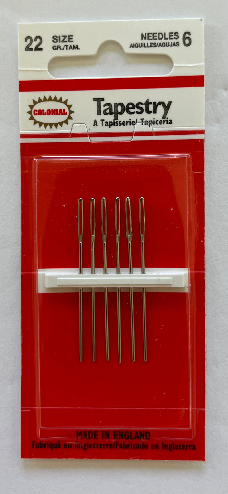Tapestry Needles - Size 22