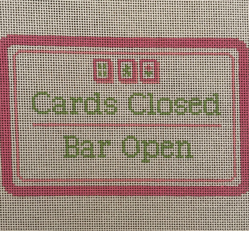 Cards Closed / Bar Open