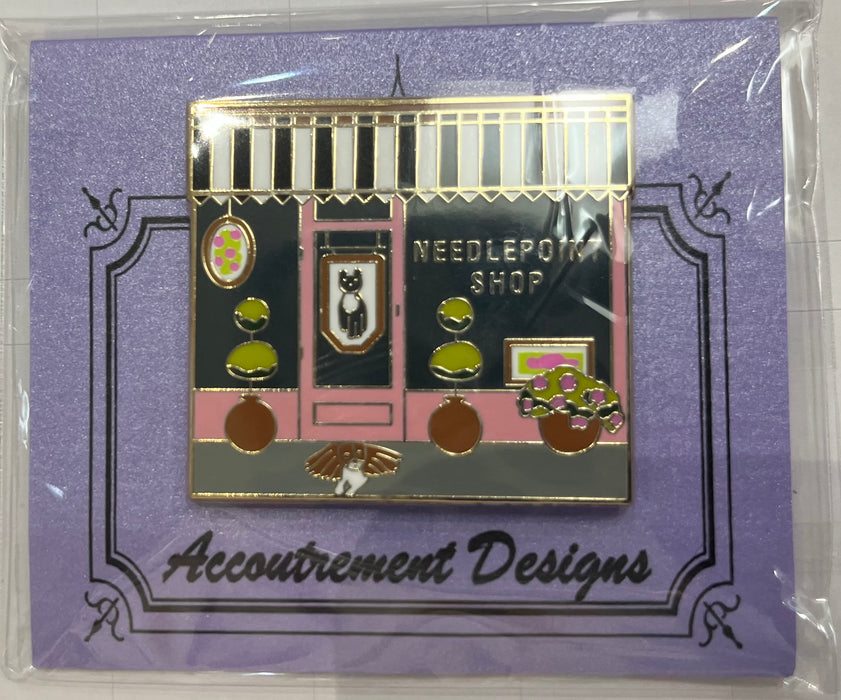 Needlepoint Shop (pink) Needle Minder