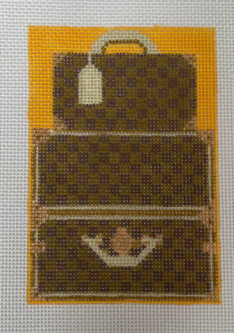 Travel Trunks - Brown Check Kit