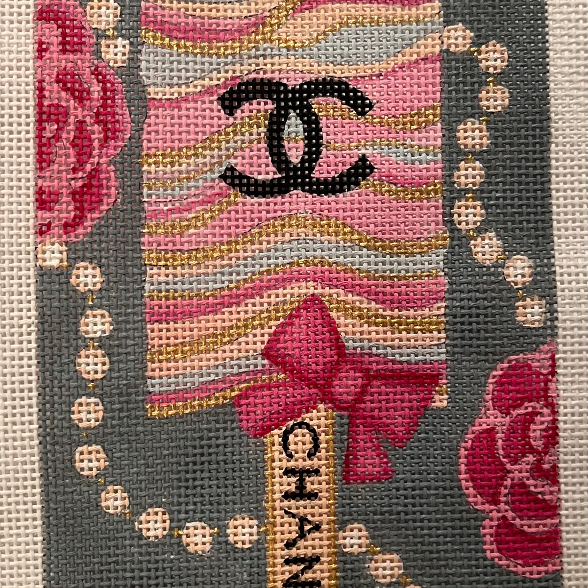 Chanel Popsicle — Stitching Chicks Needlepoint