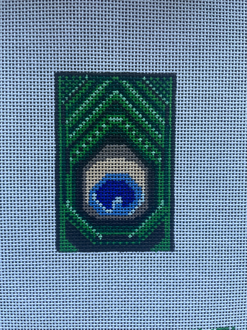 Peacock Luggage Tag