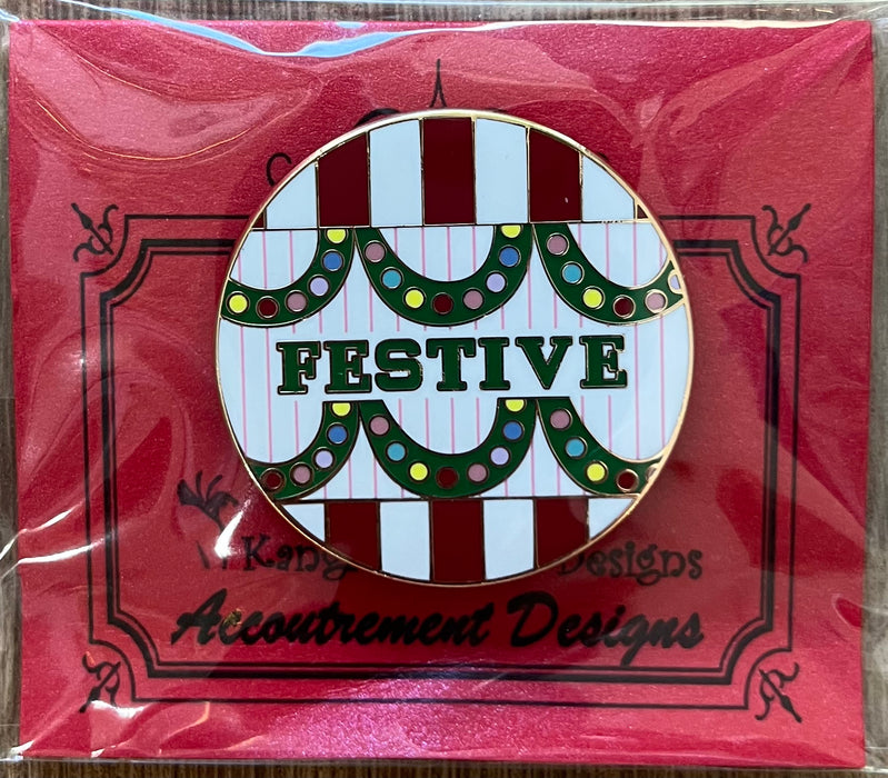Festive round Needleminder