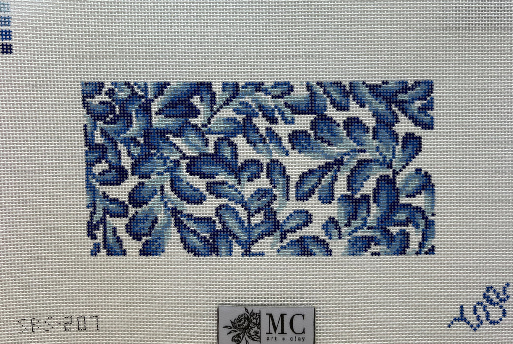 MFC Leaves - 3" x 6" insert - blue