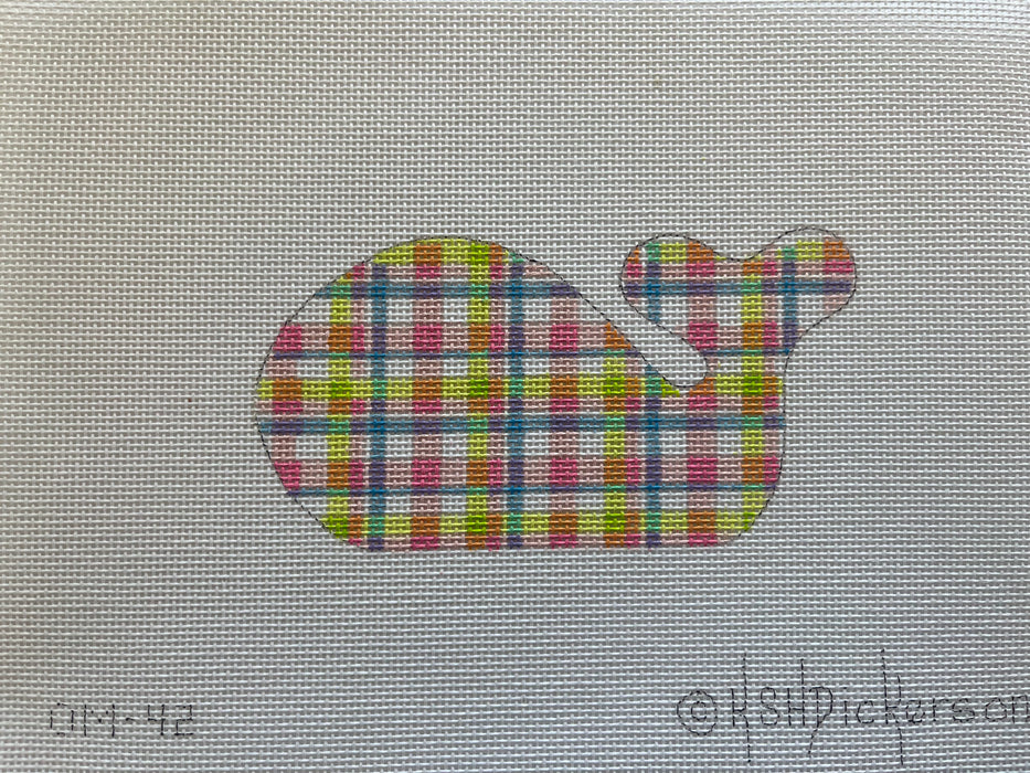 Mini Whale – Patchwork – pinks & blues (September)