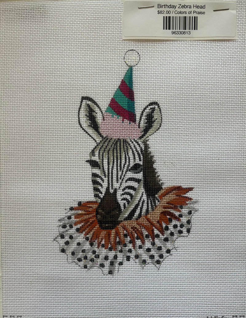 Birthday Zebra Head