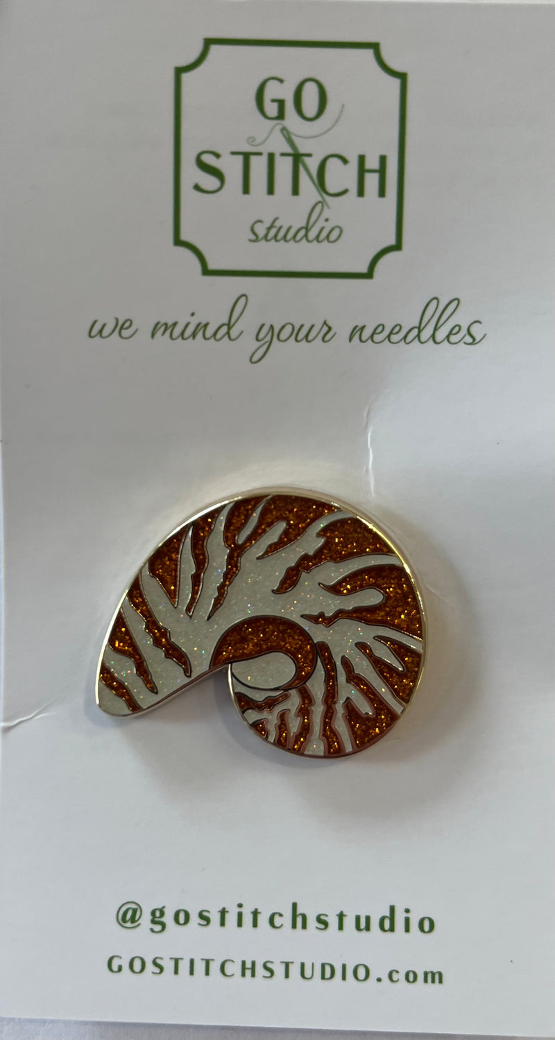 Nautilus Shell Needle Minder