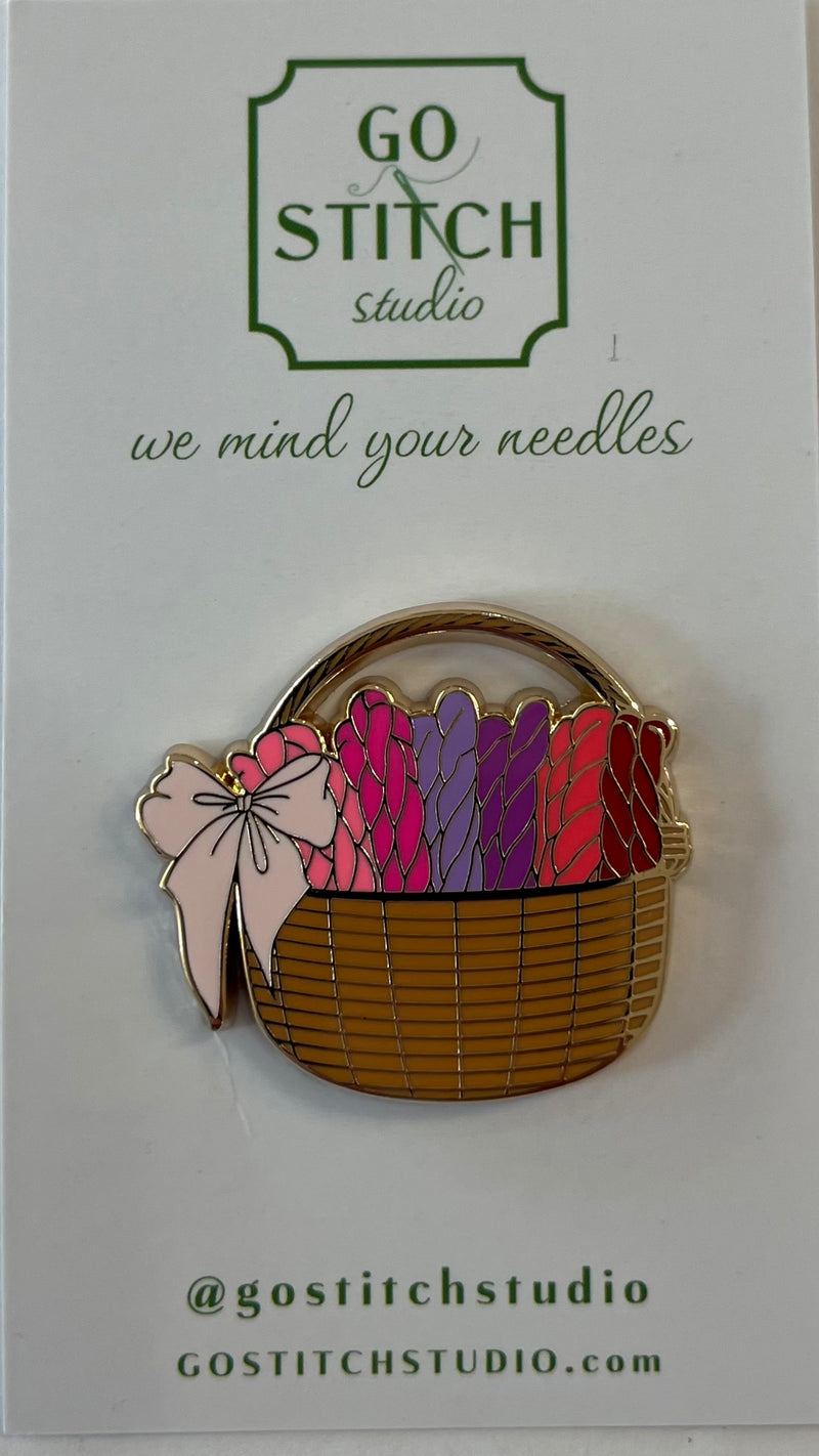 Needlepoint Basket Needle Minder