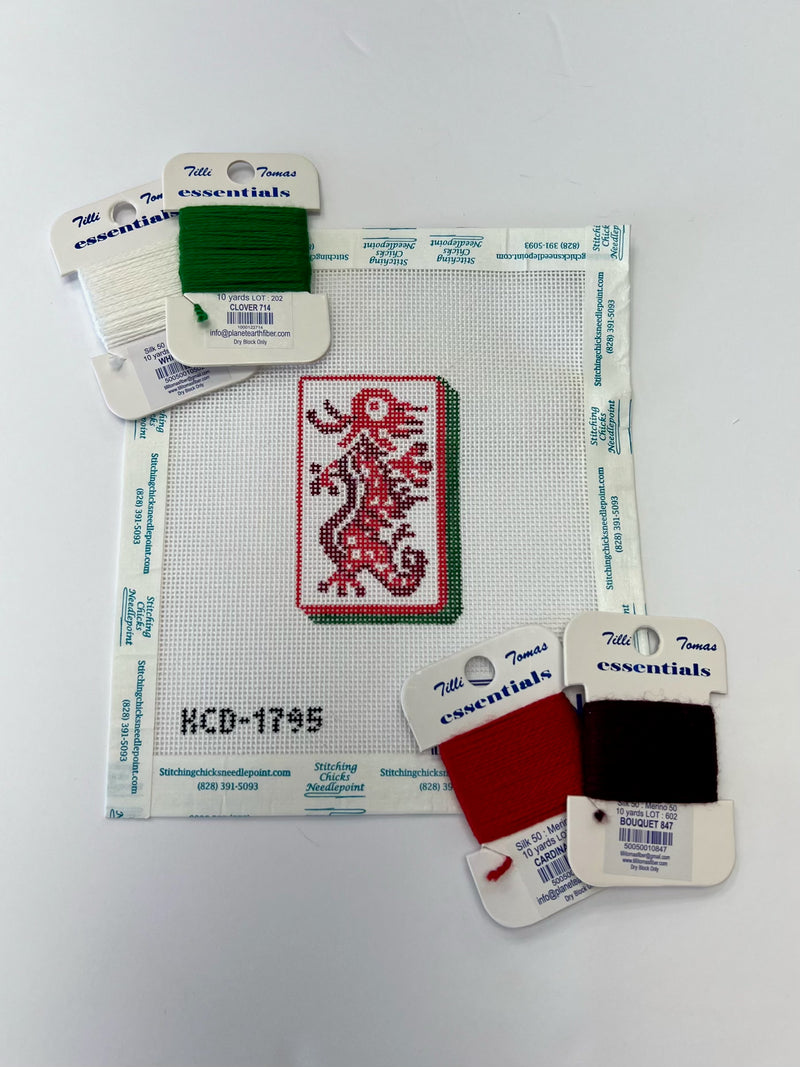 Red Dragon Mahjong Tile Kit