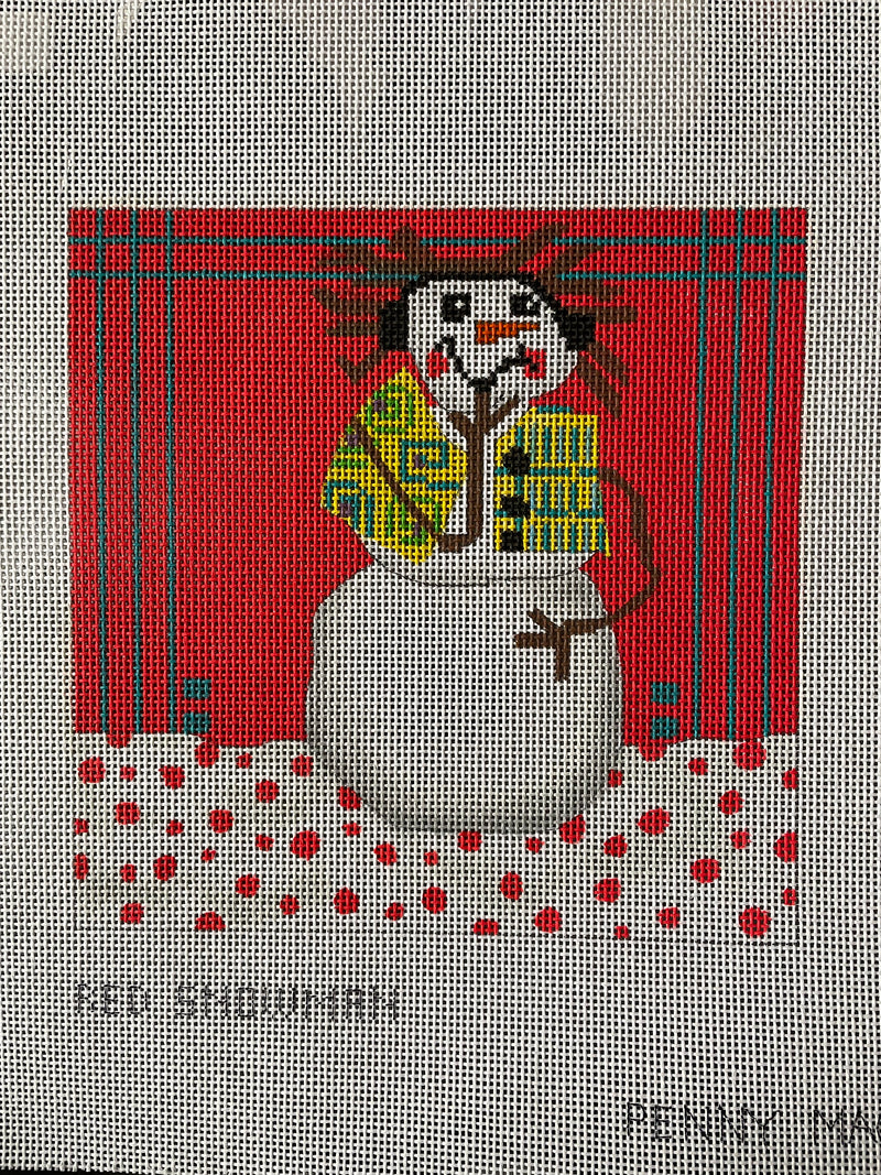 Red Snowman