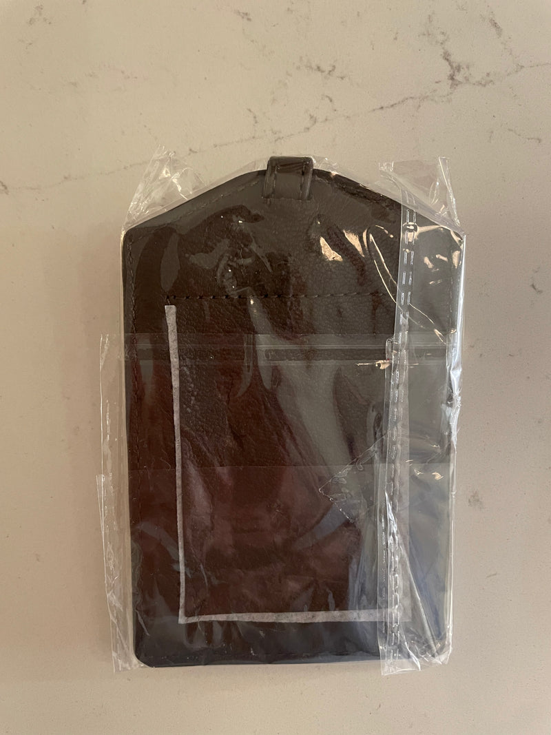 Leather Luggage Tag