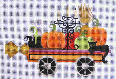 HALLOWEEN TRAIN FLAT CAR