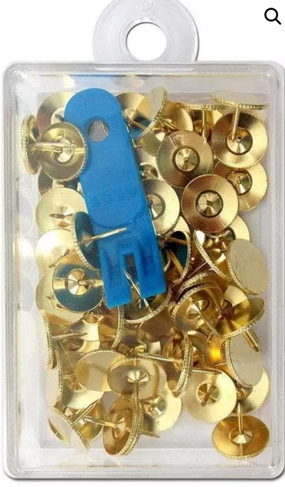 Brass Tacks with remover (60ct)