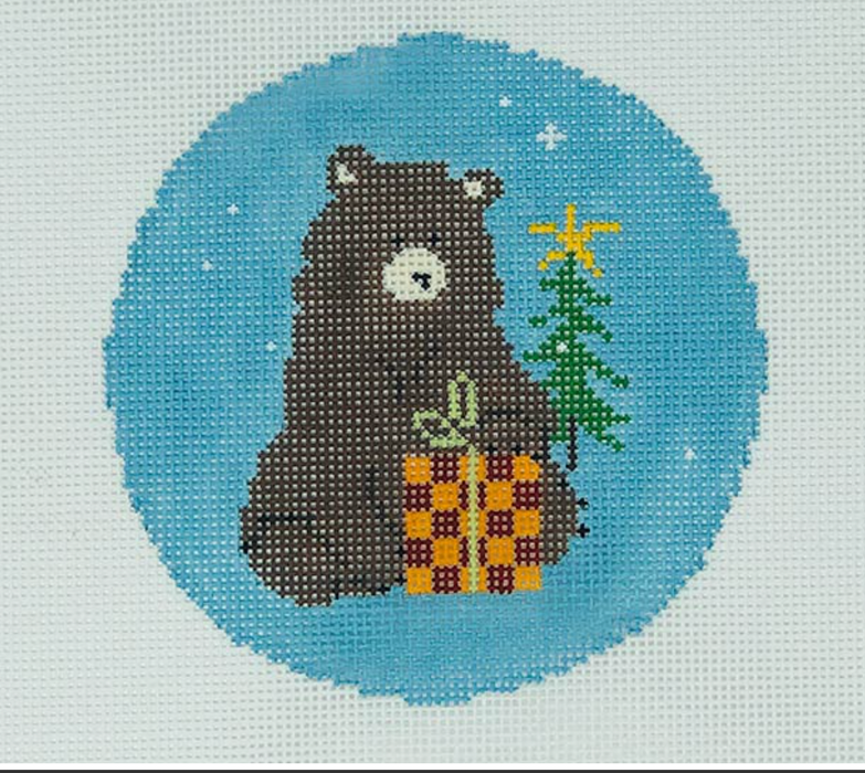 Bear with Checkered Package