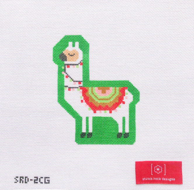 Larry the Llama -Christmas Green