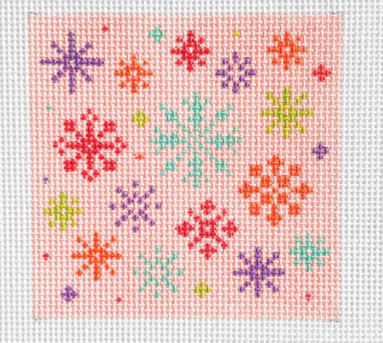 Pink Snowflake 1