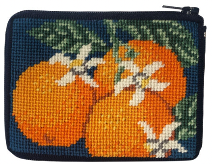 Stitch & Zip - Oranges Coin Case