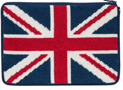 Stitch & Zip British Flag Cosmetic Bag/Purse
