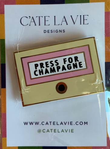 Press for Champagne Needle Minder