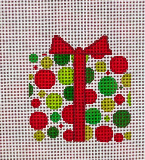 Bauble Dots - Green/Red Traditional - Present