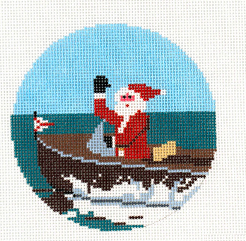 Sporting Santa - Boating Santa