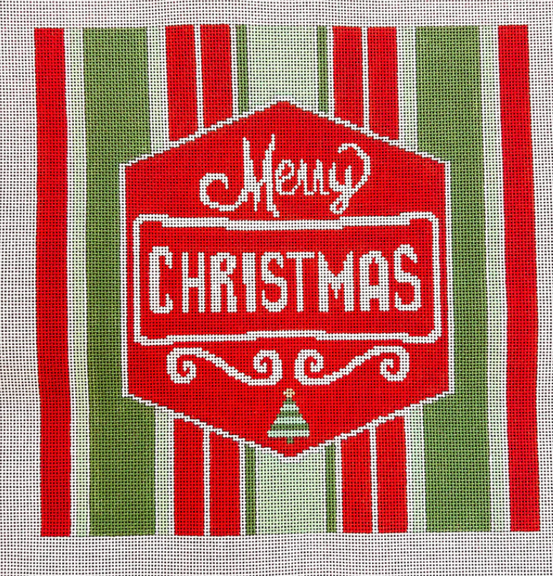 Merry Christmas on Stripes