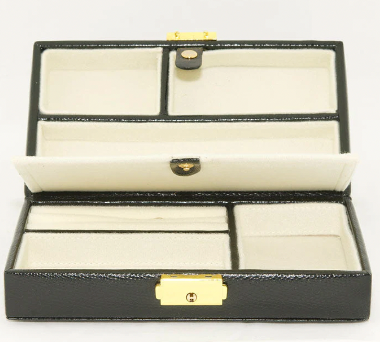 Leather Rectangular Jewelry Case