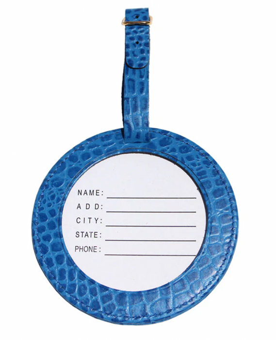 Leather ID Tag