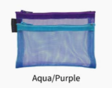 Double Zipper Bag - 11" x 14"