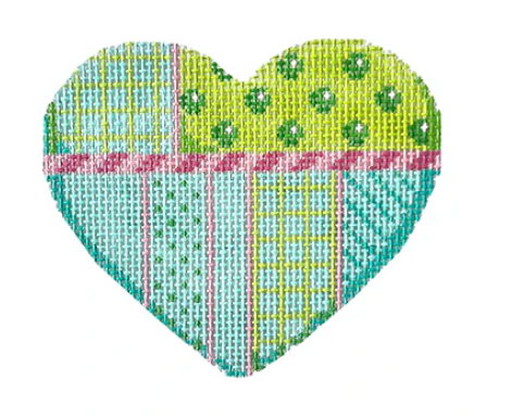 Lime/Turquoise Heart