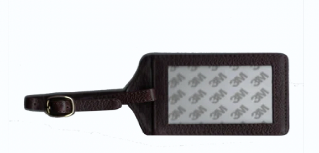 Leather Luggage Tag