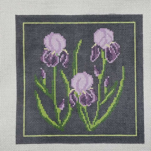 Dark Floral Iris