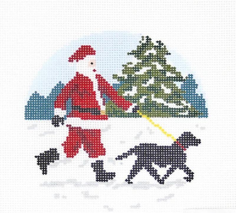 Sporting Santa - Dog Walker - Black Lab