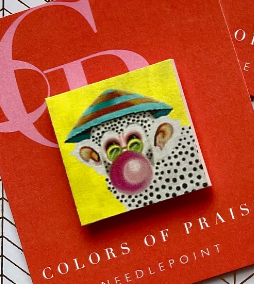 Monkey with Bubblegum Needle Minder