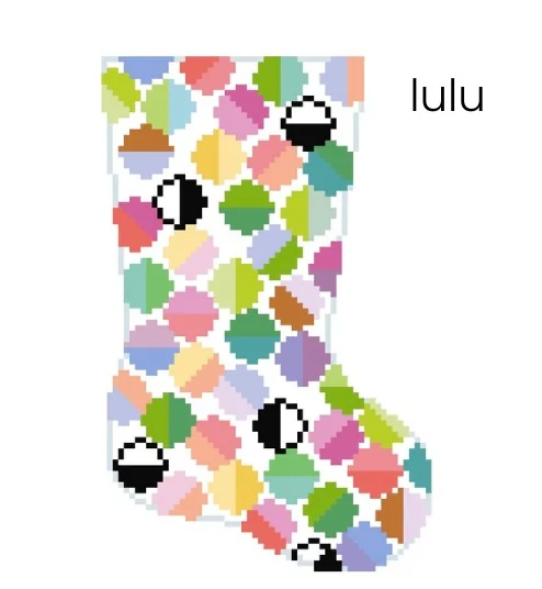 LULU QUILT RINGS Mini Stocking