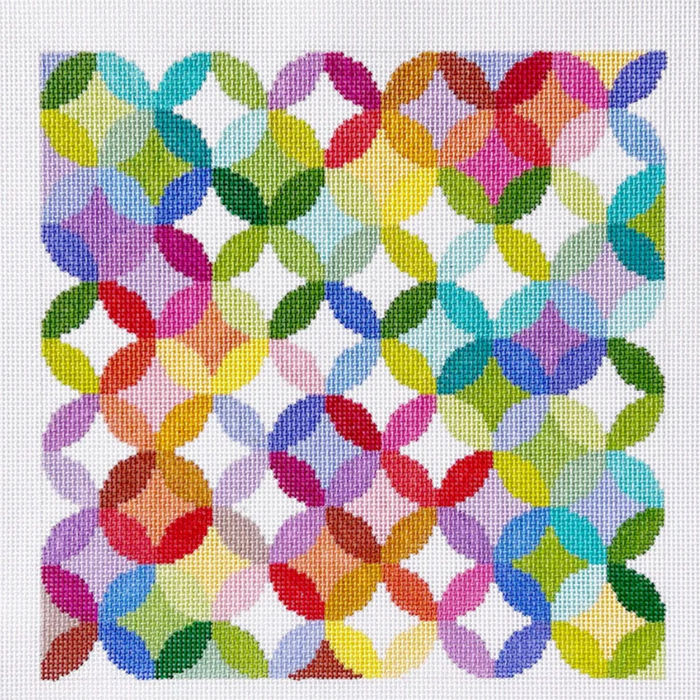 Quilt Rings Multi Color LuLu 10" SQUARE