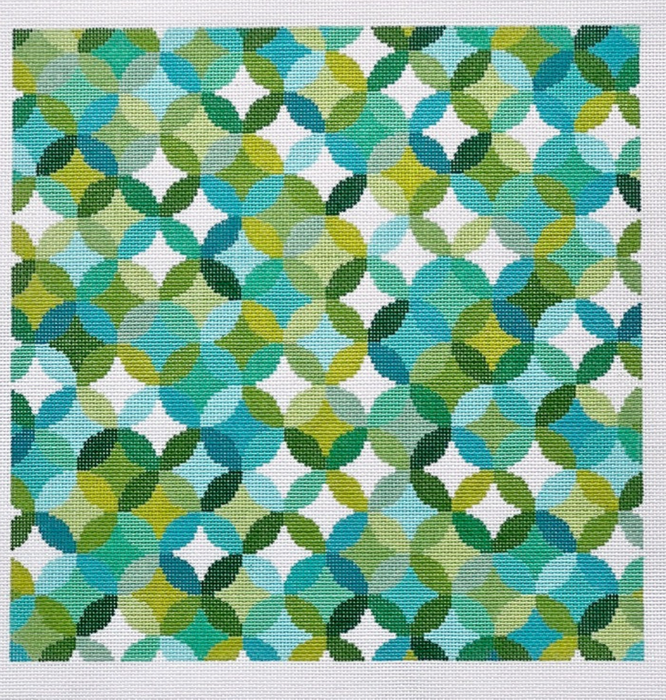 Quilt Rings Libby Green Colorway 14" SQUARE