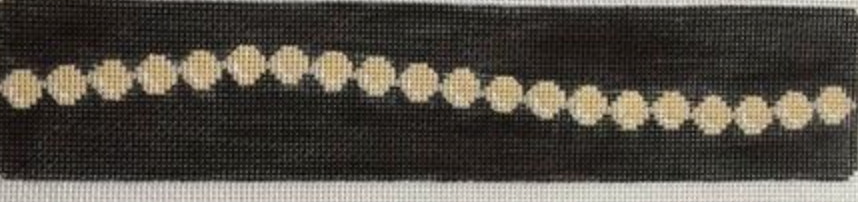 Pearls on Black Bracelet