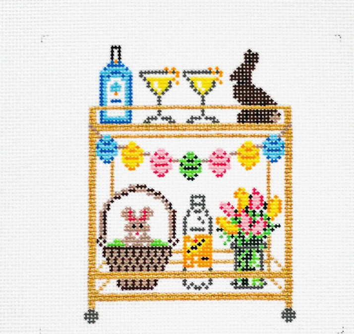 Easter Bar Cart