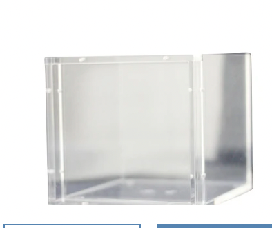 Acrylic Square Box - for Bar Cart