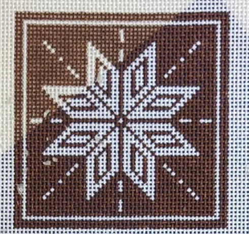 Outdoor Sign Coaster - snowflake