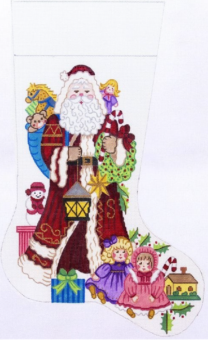 Santa with Lantern and Dolls - ALEXA