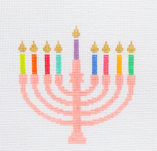 Pink Menorah