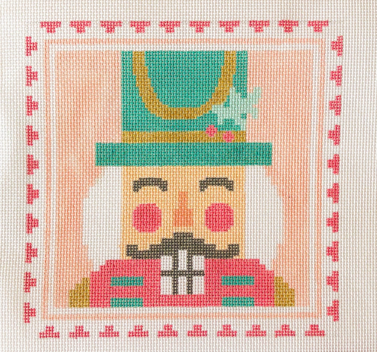 Nutcracker Stamp Pillow