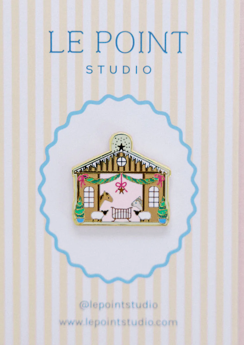 Christmas Stable Le Point Needle Minder