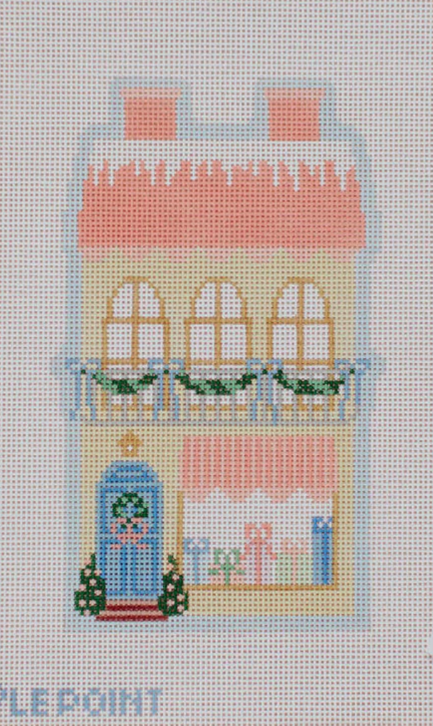 Christmas Village Yellow Shop