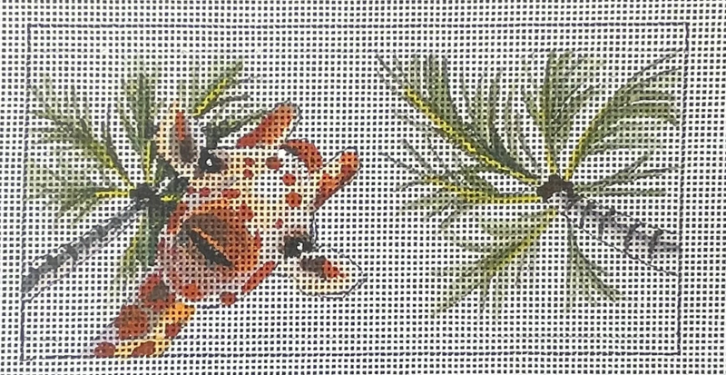 Giraffe in the Palm Trees Insert