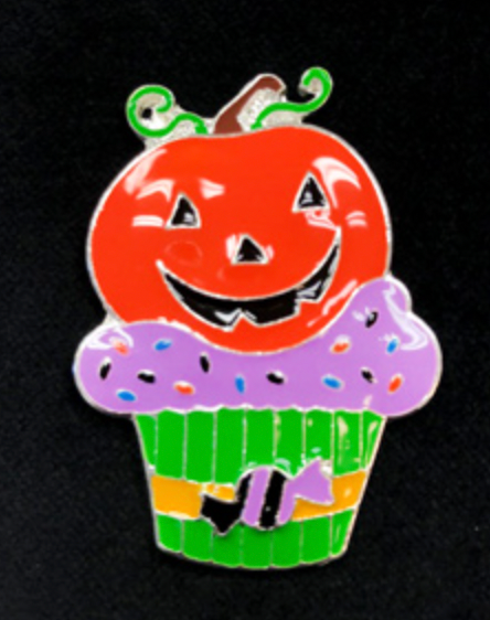 Pumpkin Cupcake Needle Minder